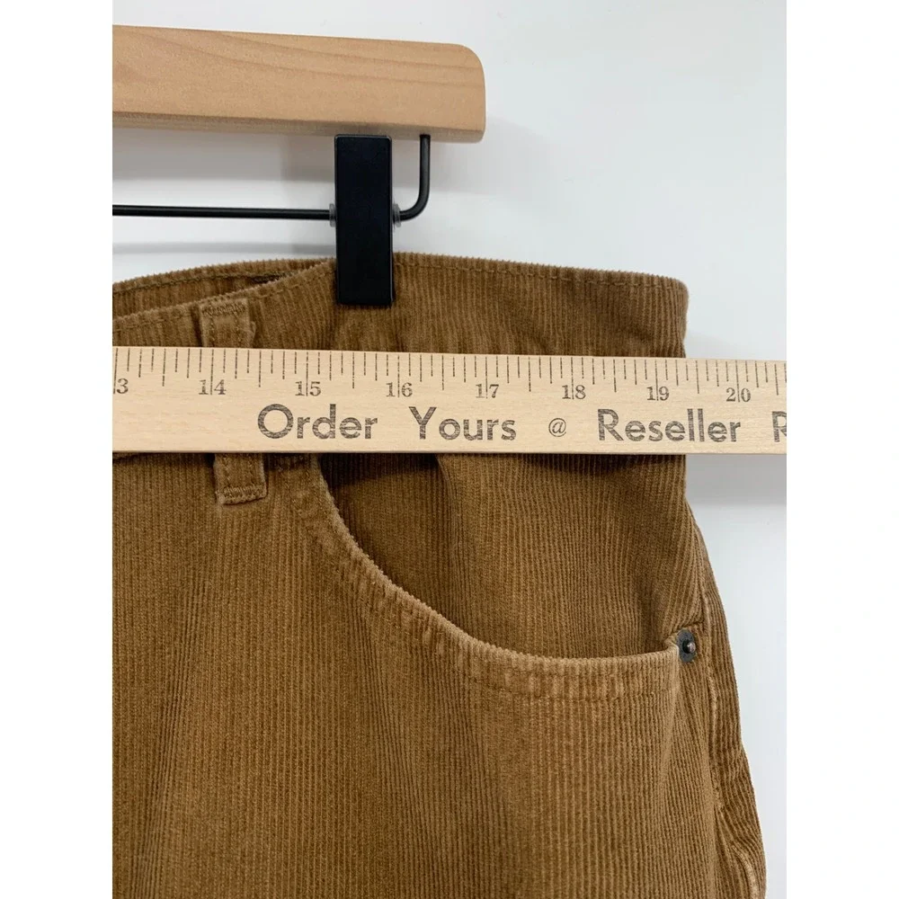 Levis 505 Corduroy Pants Mens 40x32 Brown Straight Leg Stretch Casual Fall